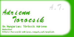 adrienn torocsik business card